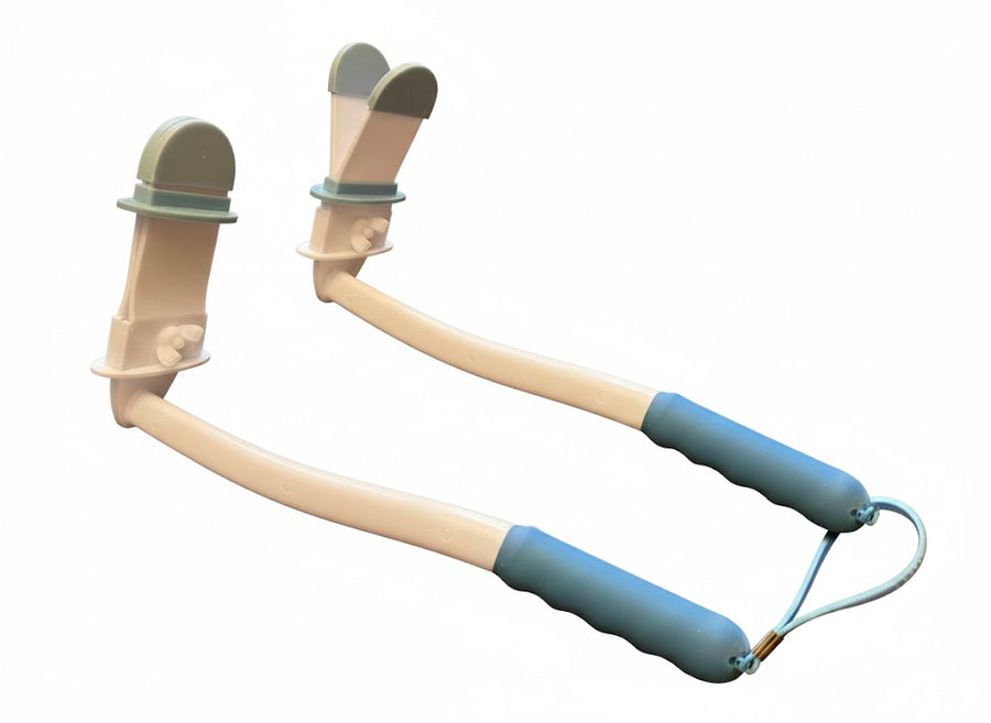 Tidy Wiper® Sleek Toileting & Bathing Aid – Wipe comfortably without bending, twisting, or straining. OT Designed Personal Hygiene Aid for ADL Independence & Caregiver Support White