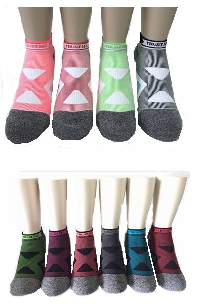 Ankle high Compression Socks- Moisture Wicking, Shock Absorption