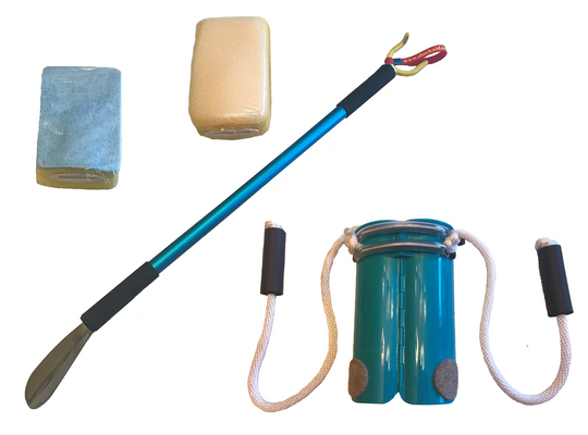 Hinged Compression Sock Aid Hip Kit with two Sponges  (Double Spring)