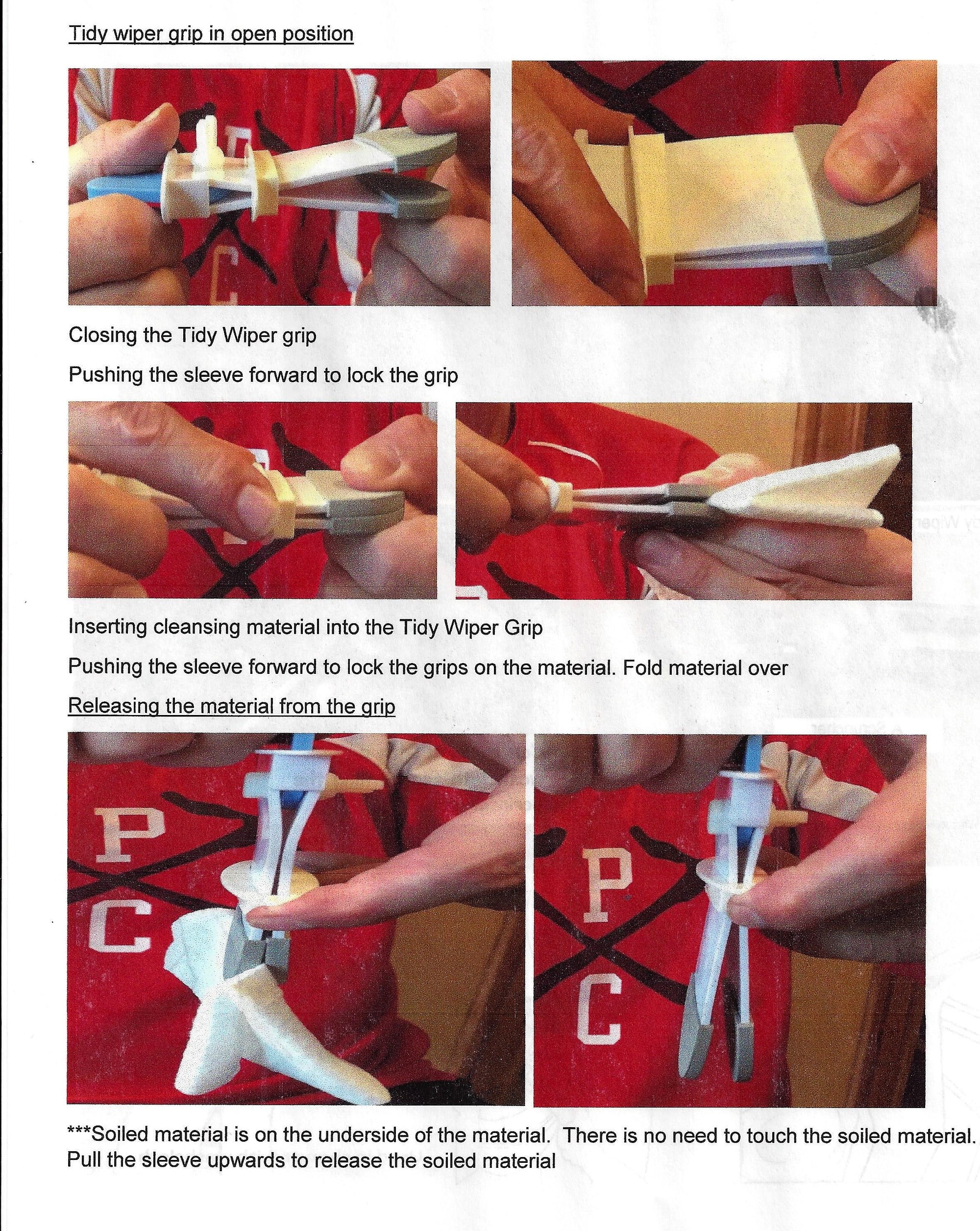 Tidy Wiper-Toileting and Showering Aid® for wiping the bum, by Creative Self Care Solutions