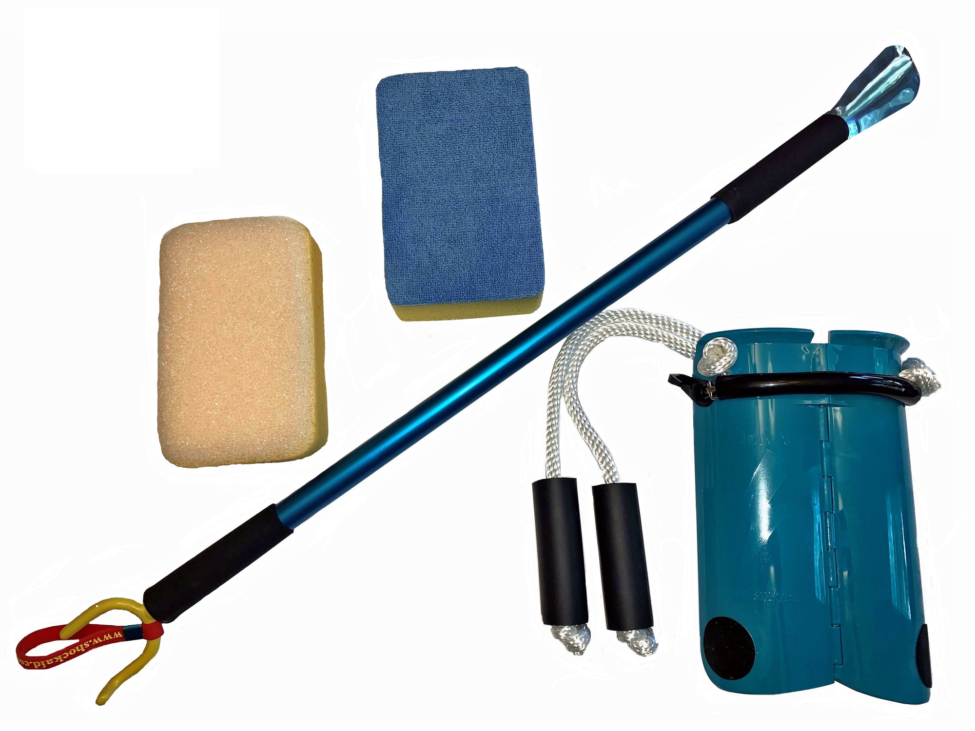 Creative Self Care Solutions Hip Kit with two attachable bathing sponges ( Single Spring )