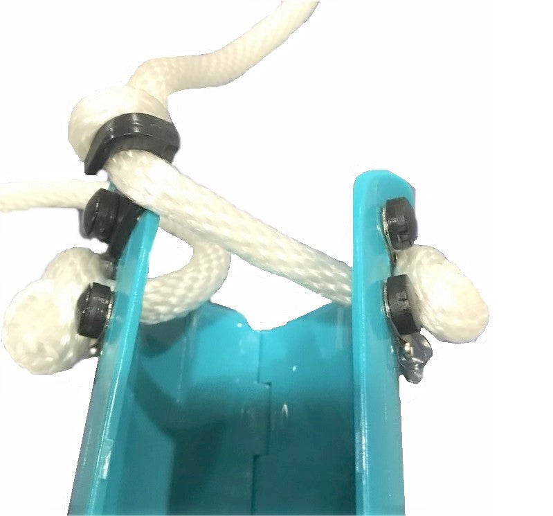 FOLDING PLASTIC COMPRESSION SOCK AID WITH SINGLE SPRING ASSIST.  CREATIVE SELF CARE SOLUTIONS Folding hard sock aid helps open the sock.